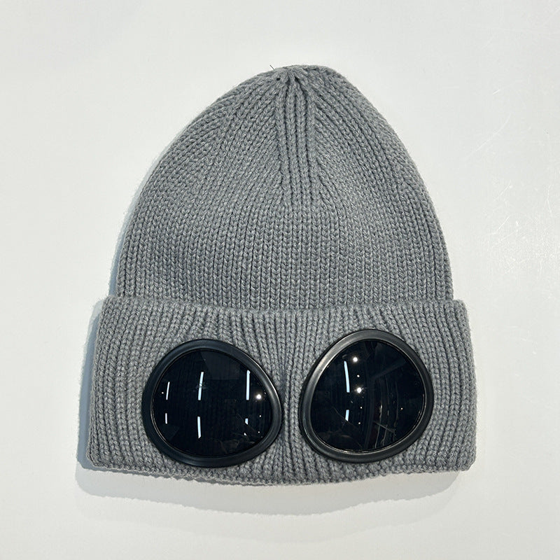 Wholesale Autumn Winter Windproof Glasses Knitted Hat Acrylic Knitted Hat